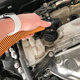 Time to vacuum up to make sure no loose dirt falls into the engine after the spark plugs get pulled.